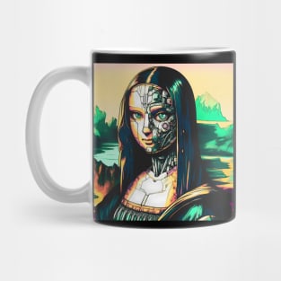 Cyborg Mona Lisa Mug
